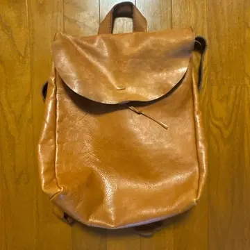 [ 새상품급 ] 브라운 가죽 백팩