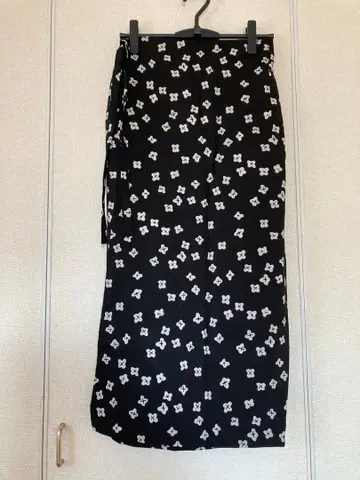 sousou 모슬린 코시키 M 블랙 베이스 미니 꽃무늬