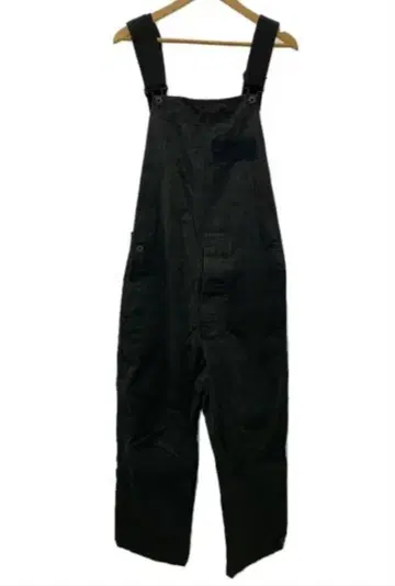 젬블 블랙 데님 오버롤