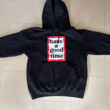 have a good time 블랙 후드티 M 사이즈