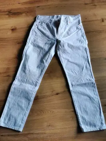 (새상품) POLO 랄프 로렌 화이트 데님 데미지 진