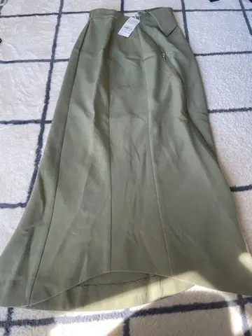 rienda 올리브 그린 플레어 스커트 M