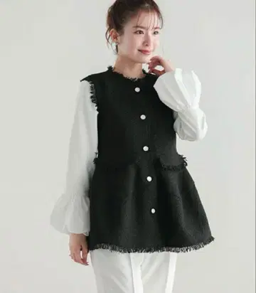 fitmore 트위드 베스트 세트