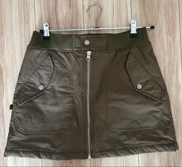 JACK BANNY 충전솜 스커트 가을/겨울 카키