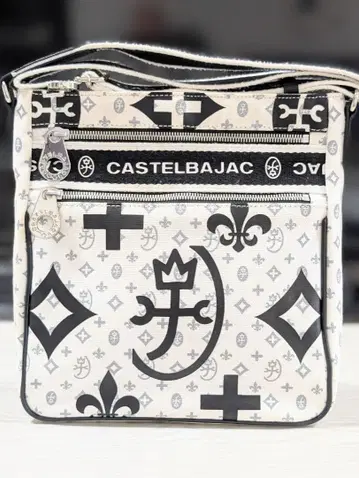 CASTELBAJAC 숄더백 화이트/블랙