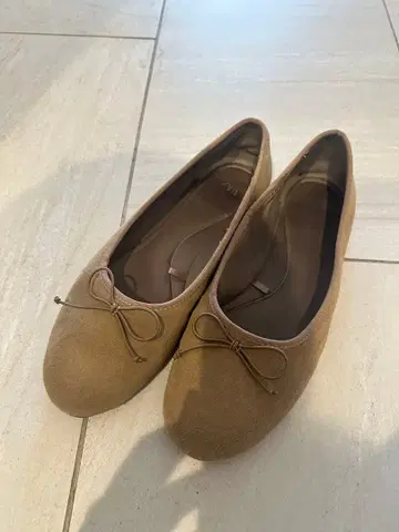 ZARA [ 새상품급 ] 리본 포함 발레 슈즈