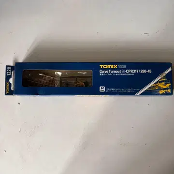 TOMIX 1228 전동 커브 포인트 N-CPR317/280-45