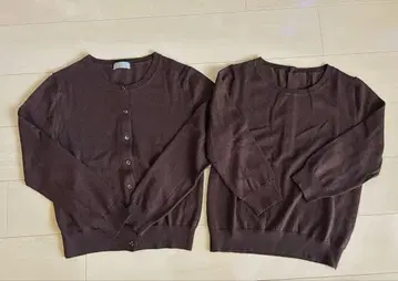 마가렛 하우엘 다크 브라운 가디건 스웨터 2세트