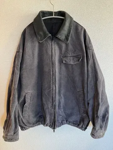 SULFUR DYED WHIP CORD VINTAGE ZIP JACKET
