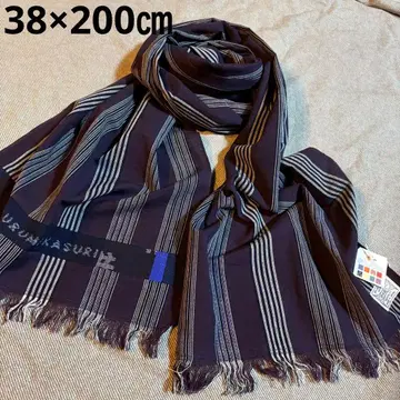 새상품 기에몬 기에몬 쿠루메가스리 멋진 로고 포함 숄 스톨