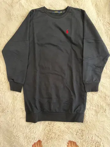 POLO 블랙 맨투맨 M 사이즈