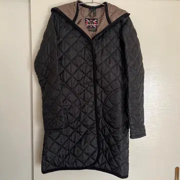 라벤햄 롱 퀼팅 자켓 34