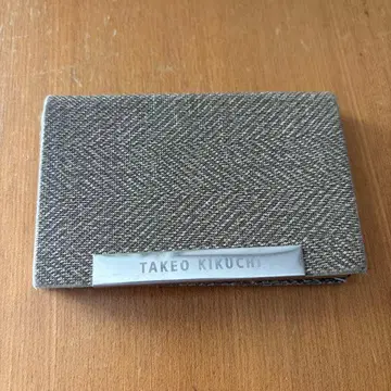 TAKEO KIKUCHI 헤링본 명함지갑