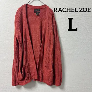한정판 RACHEL ZOE 빨간색 여성용 가디건 [ L ] 긴팔