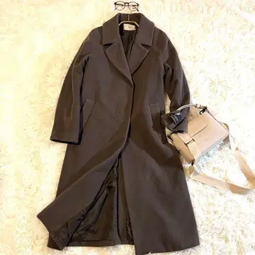 N.Natural beauty basic M 울 파일 체스터 코트