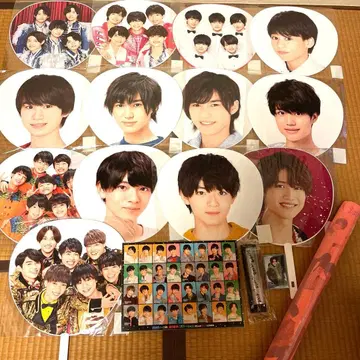 Lil  굿즈 묶음 판매 칸쥬 부채 응원봉 사진