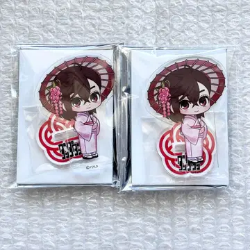 단다단 고양이풀 상점 교토마후 모모 아크릴 스탠드 2개 세트