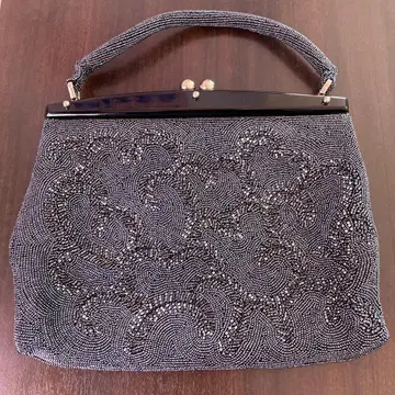 비즈 자수 블랙 일본 의류용 가방