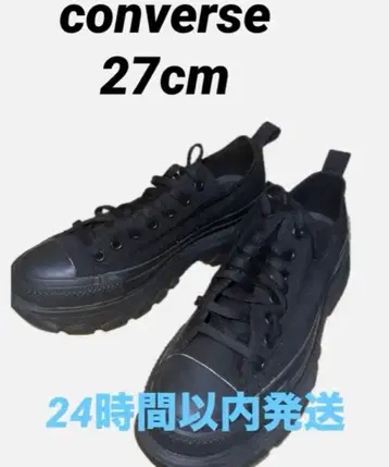 컨버스 트렉 웨이브 통굽 블랙 27cm