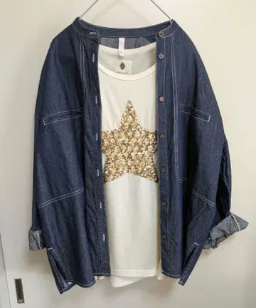 부즈루드 아이보리 긴팔T셔츠