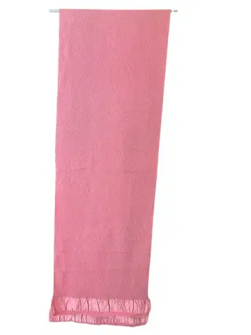 오비 장식 천 주름 핑크색