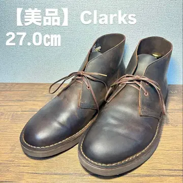 [새상품급] Clarks 처카 부츠 가죽 브라운 27.0cm
