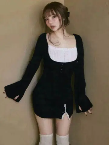 ANDMARY Poppy lace mini dress