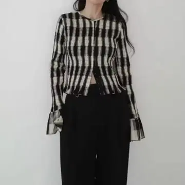 SHIRRING DESIGN BLOUSE 믹스