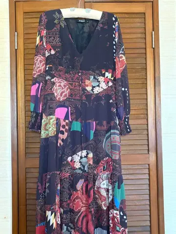 데시구알 Desigual 크리스천 라크루아 롱 원피스 XL