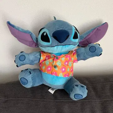 미사용 새상품! 디즈니 [스티치] 봉제 인형 [하와이] 약 30cm