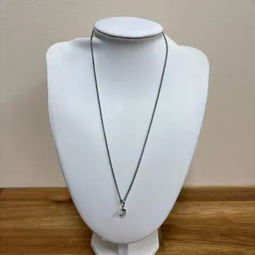 실버 체인 목걸이 작은 참 포함