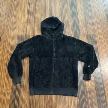 챔피온 Champion 블랙 플리스 자켓 블랙 보아 자켓