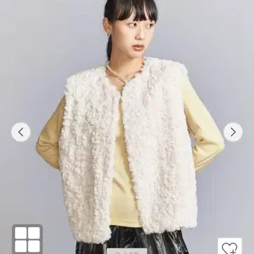 유나이티드 애로우즈 뷰티&유스 인조 모피 베스트