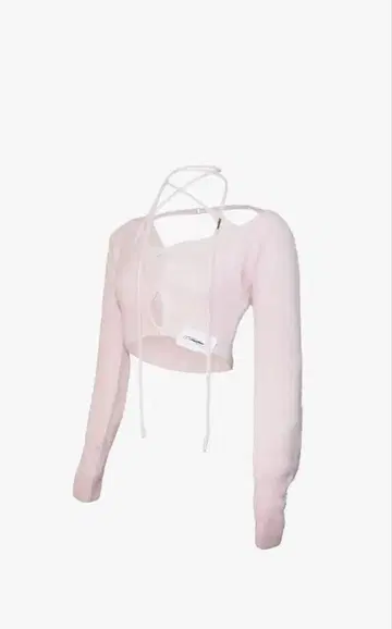 THEREDTHREAD S fluffy tie tops cropped