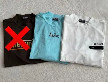 ARCHIVIO 하이넥 셔츠 2벌 묶음 판매 단품 ok