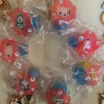 산리오 미야쿠미야쿠  입체 클리어 키링