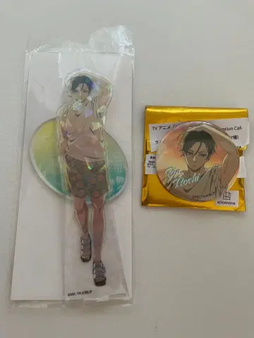 블루 록 and gallery 아크릴 스탠드 캔뱃지 세트 이토시 린