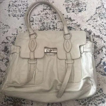 FRANCA G. BIASIA 라이트 그레이 핸드백