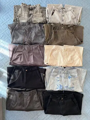 GRANCY와 CLEL 팬츠 묶음 판매