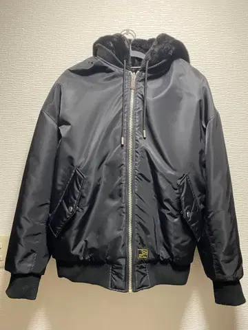 ZARA 리버서블 봄버 자켓 후드 부착 블랙 점퍼