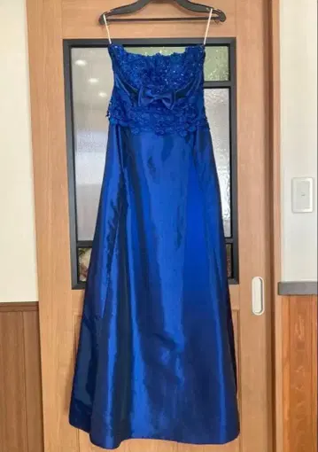 연주회 발표회 롱 드레스 로얄 블루 빅 사이즈 대응 프리 사이즈