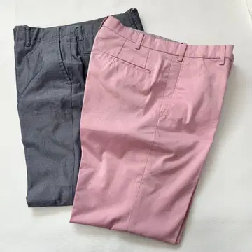 남성용 다케오 키쿠치 팬츠 묶음 판매 키쿠치 타케오 핑크 옅은 그레이