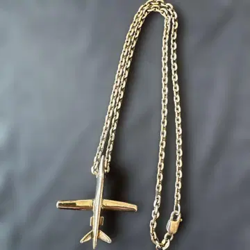 925 실버 비행기 목걸이 40cm