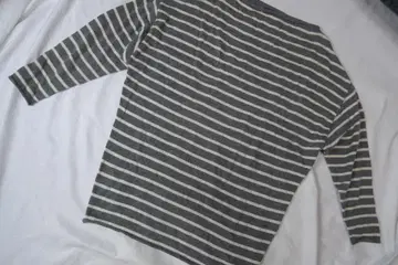 23구 캐시미어 혼방 보더 루즈핏 니트 튜닉 44 빅 사이즈