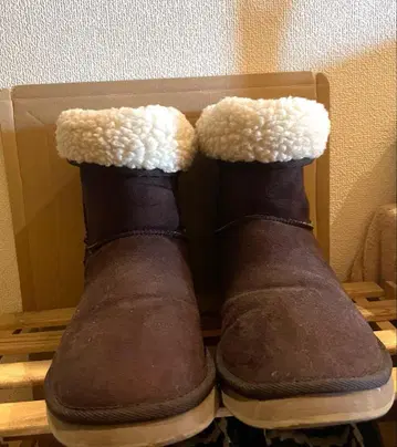 브라운 어그 부츠 양가죽 포함 26cm