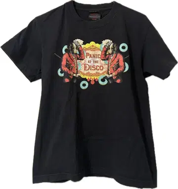 락 T Panic at the Disco 티셔츠 블랙 S 사이즈