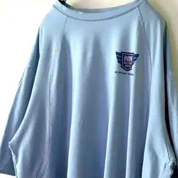 X 밀리터리 마일즈 T셔츠 XL 라이트 블루 스카이블루 구제 의류