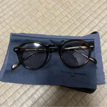 UNITED ARROWS 브라운 프레임 안경