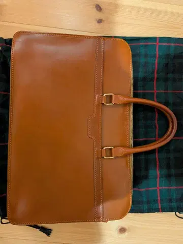 가죽 비즈니스 백 브라운