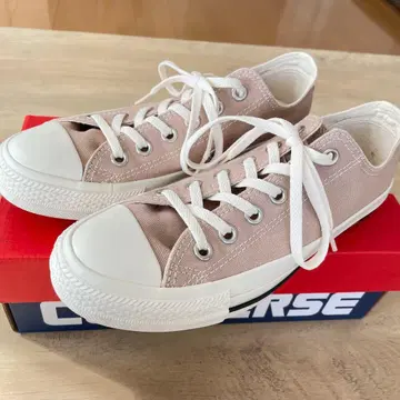 박스 있음 새상품급 컨버스 올스타 24cm 라이트 카키